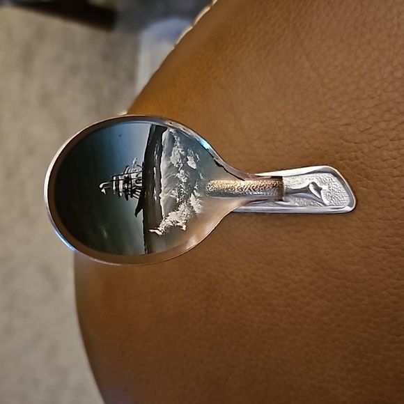 VTG Micro Handpainted Lennomex Nautical Ship Bent Spoon Decor - Picture 7 of 8